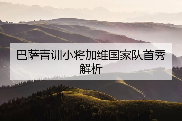 巴萨青训小将加维国家队首秀解析